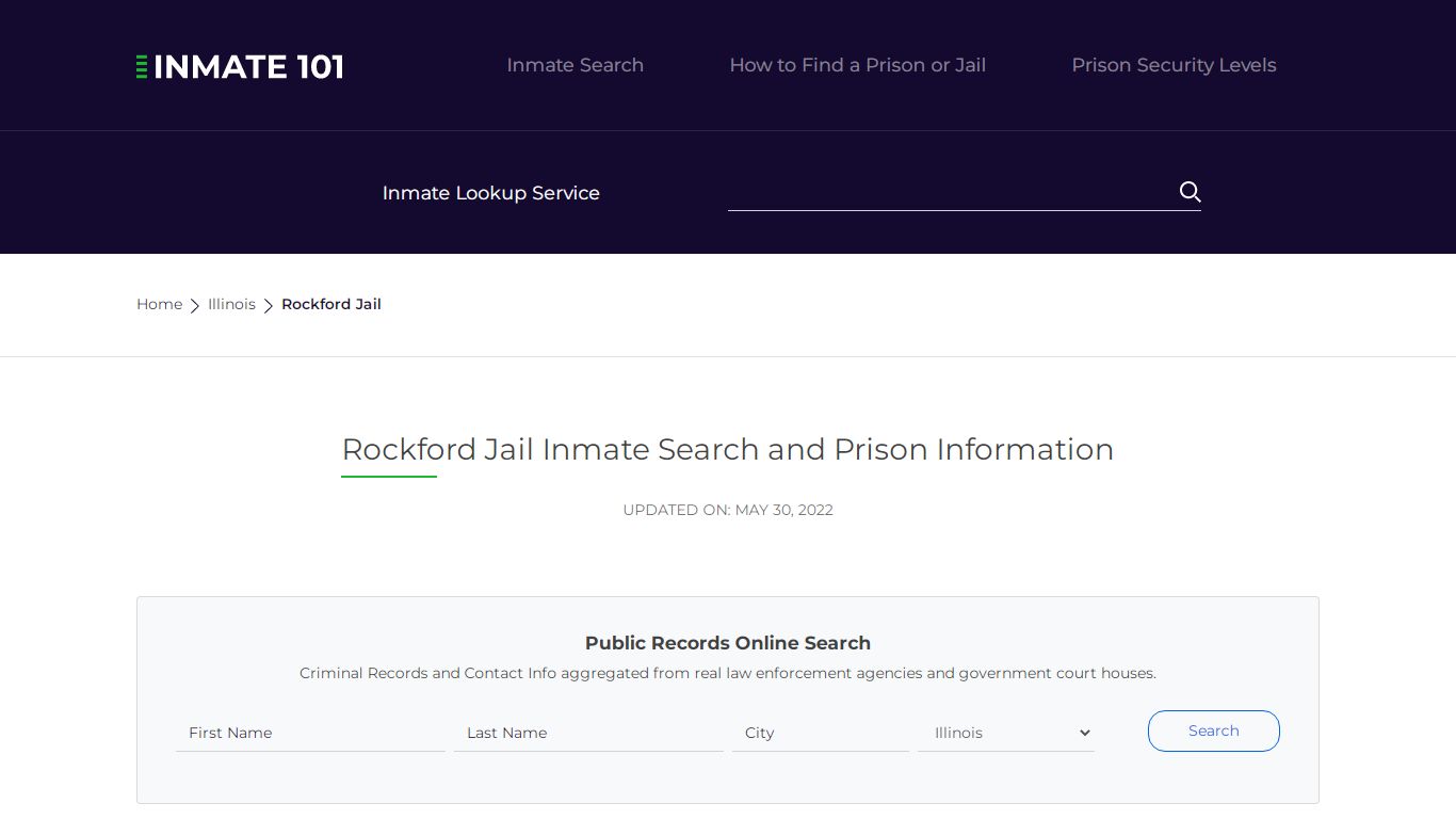 Rockford Jail Inmate Search, Visitation, Phone no ...